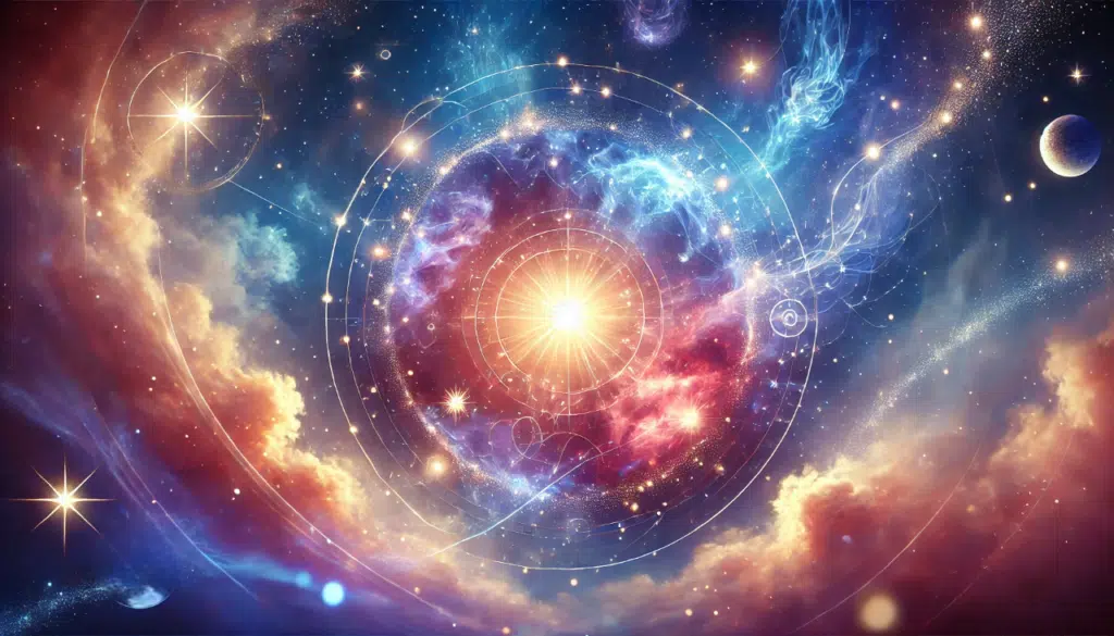 dall·e 2024 10 17 15.00.14 a visually appealing image suitable for the header of an article about positive horoscopes focusing on the theme of cosmic wonder without directly re photoroom