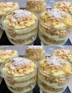 Когато ме мързи, правя „НАПОЛЕОН В ЧАШИ“ – Толкова вкусно, че си облизвам пръстите всеки път! 33 468800926 1119076046255993 6113881207298459558 n