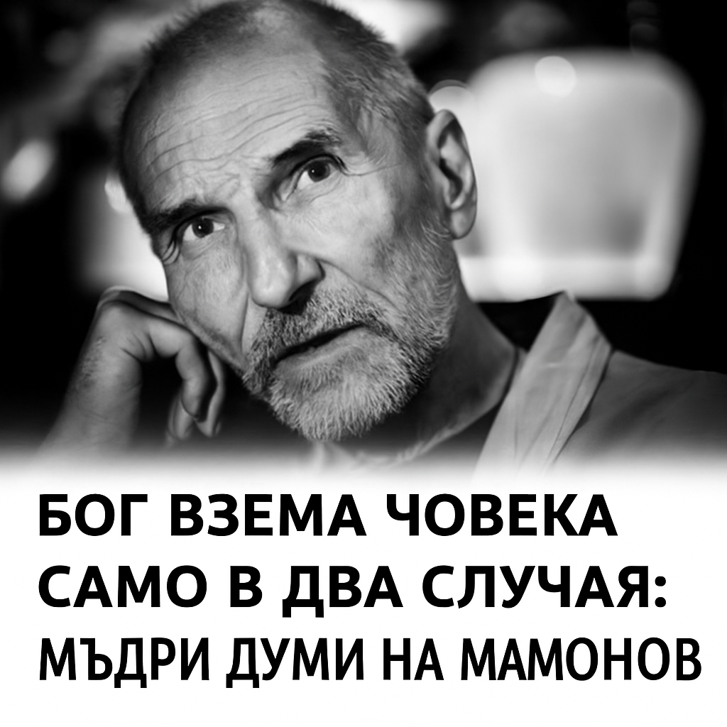 Бог прибира човека само в два случая — мъдри думи на Мамонов. 👇 3 20251005 1046 madri dumi na
