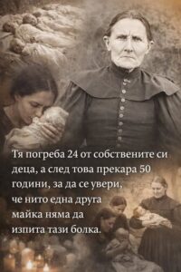 Тя погреба 24 свои бебета. Нито едно не оцеля. Нито едно не я нарече „мамо“. 50 603797260 122177396378593989 4903694516938033394 n