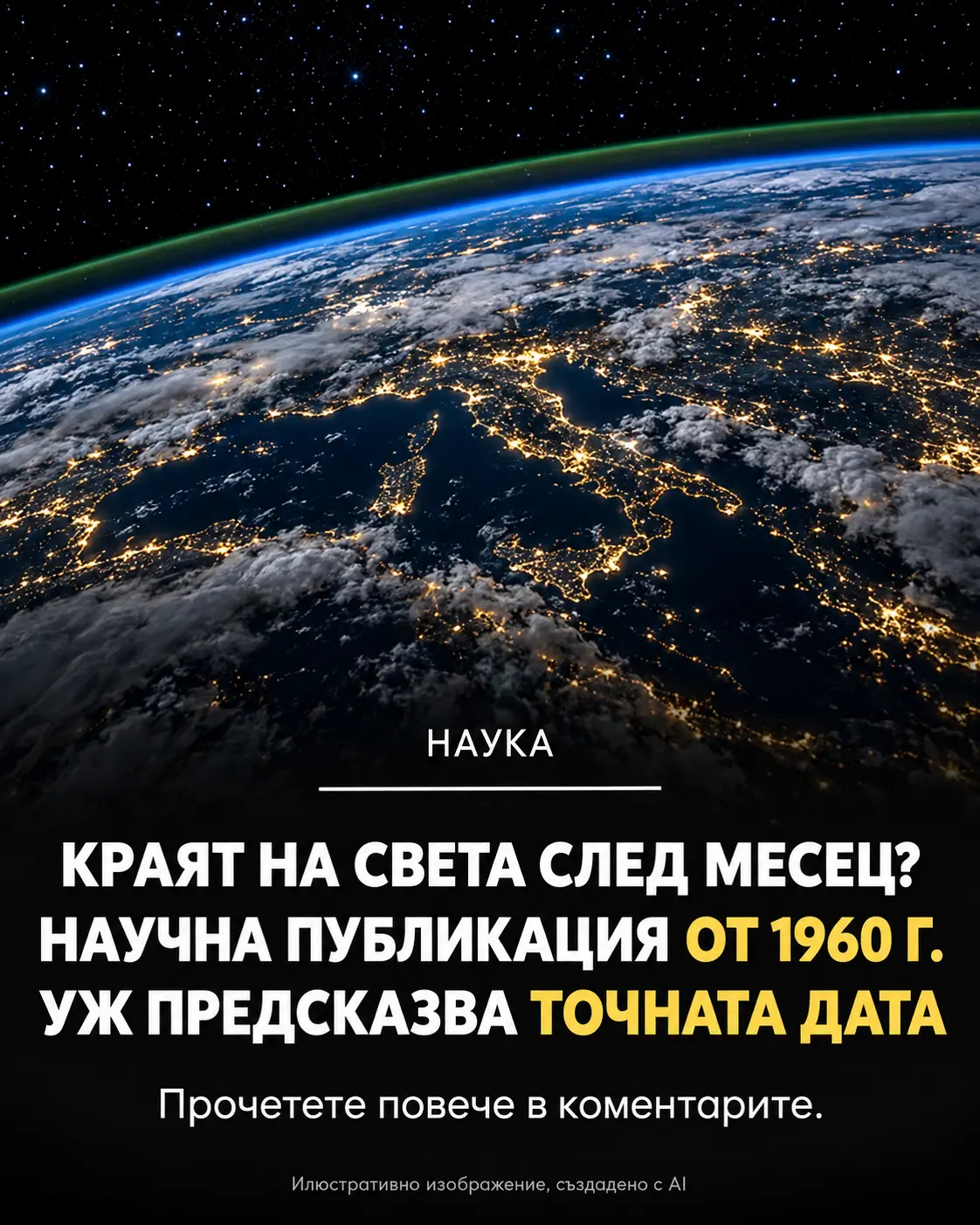 Краят на света уж настъпва след месец? Научно изследване от 1960 г. предсказало точно тази дата! 6 9db9970b a9a5 48d5 bb91 94d4db1b